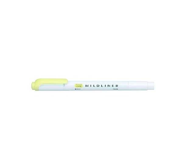 Mildliner 兩頭螢光筆 黃色