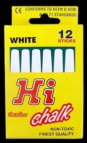 粉筆 white 12 sticks